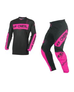 Oneal-Women-MX-Combo-Hose-Shirt-ELEMENT-RACEWEAR-schwarz-pink-ON-27-CO-260826-k10