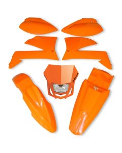 Plastiksatz KTM LC4 99 Supermoto orange