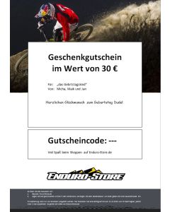 Enduro-Store Gutschein 10-250 EUR