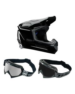 Thor-Kinder-MX-Helm-Combo-FLEET-BLACKOUT-schwarz-mit-TWO-X-Race-Brille-TH-26-CO-020926-MX-3