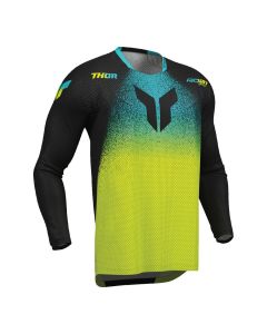Thor Motocross Jersey Launchmode Air Darkside schwarz neon gelb S