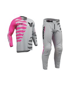 Thor-MX-Combo-Hose-Shirt-Launchmode-Shredder-grau-pink-TH-27-CO-310826-k3