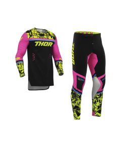 Thor-MX-Combo-Hose-Shirt-Sportmode-Punk'd-schwarz-pink-TH-27-CO-310826-k20