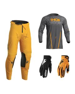thor-pulse-combo-mono-grau-gelb-hose-jersey-handschuhe-83286