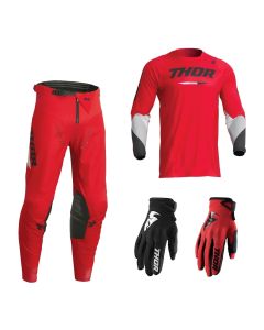 Thor Pulse Combo Tactic rot Hose Jersey Handschuhe--aus--TH-29107082, TH-290110210, ES-F-oH001