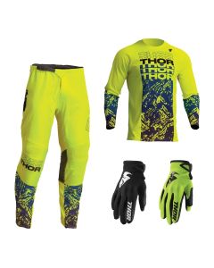Thor Sector Combo Atlas neon gelb Hose Jersey Handschuhe--aus--TH-29107061, TH-290110124, ES-F-oH001
