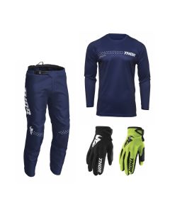 Thor Sector Combo Minimal blau Hose Jersey Handschuhe--aus--TH-29106441, TH-29019320, ES-F-oH001
