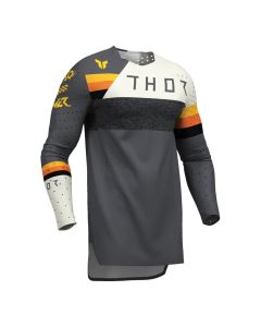 Thor Sportmode League Motocross Jersey grau gelb S