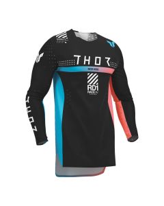 Thor Sportmode Synth Motocross Jersey schwarz S
