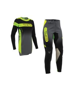 Thor-Women-MX-Combo-Hose-Shirt-Sportmode-Merge-schwarz-grau-TH-27-CO-310826-k18
