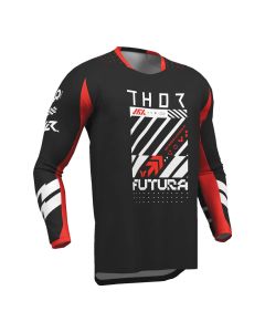 Thor Launchmode Futura Motocross Jersey Kids schwarz rot XXS