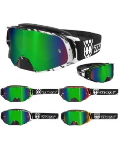 TWO-X Rocket Crush Crossbrille MX Brille Motocross grün verspiegelt