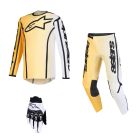 Alpinestars MX Combo Hose Shirt Fluid Apex schwarz gelb