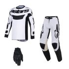 Alpinestars MX Combo Hose Shirt Racer Riway schwarz weiss