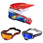 Alpinestars MX Helm Combo SM3 Falcon rot weiss mit TWO-X Atom Brille