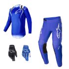 Alpinestars Fluid Narin Combo blau Jersey Crosshose