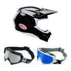 Bell-Kinder-MX-Helm-Combo-MX-10-Solid-schwarz-mit-TWO-X-Race-Brille-BEL-26-CO-020926-MX-6