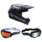 Bell-MX-Helm-Combo-MX-10-FH-schwarz-matt-mit-TWO-X-Atom-Brille-BEL-26-CO-020926-MX-1