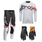 Thor Pulse Combo Cube grau orange Hose Jersey Handschuhe