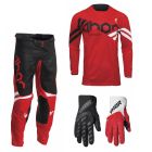Thor Pulse Combo Cube rot schwarz Hose Jersey Handschuhe