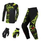 Oneal Element Attack Combo schwarz neon Jersey Crosshose