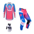 Fox MX Combo Hose Shirt 180 COLLECT blau pink