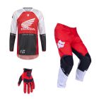 Fox MX Combo Hose Shirt 180 HONDA rot