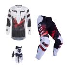 Fox MX Combo Hose Shirt 180 KAIROS schwarz rot