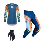 Fox MX Combo Hose Shirt 360 TINE blau