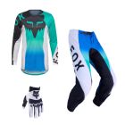 Fox MX Combo Hose Shirt Flexair SPIRE blau
