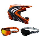 Fox-MX-Helm-Combo-V1-Draft-orange-mit-TWO-X-Atom-Brille-FX-26-CO-010926-MX-6