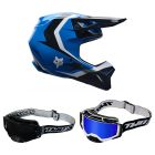 Fox-MX-Helm-Combo-V1-Frame-blau-mit-TWO-X-Atom-Brille-FX-26-CO-010926-MX-11