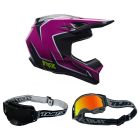 Fox-MX-Helm-Combo-V1-Raid-lila-mit-TWO-X-Atom-Brille-FX-26-CO-010926-MX-21