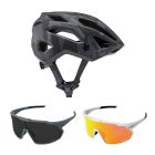 Fox Crossframe Pro CAMO Gravel MTB Helm mit Speed Brille schwarz camo