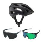 Fox Crossframe Pro Matte Gravel MTB Helm mit Speed Brille schwarz