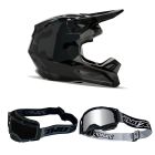 Fox V1 BNKR MX Helm Combo schwarz camo