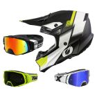 Oneal 10Series Blur Crosshelm neon gelb mit TWO-X Rocket Crossbrille
