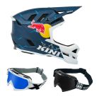 Kini Red Bull MTB Helm Combo DHC 1.0 mit Race Brille
