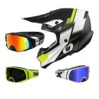 oneal-10series-blur-crosshelm-neon-gelb-mit-two-x-rocket-crossbrille-128001