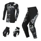 oneal-element-attack-combo-schwarz-weiss-jersey-crosshose-83302