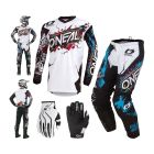 oneal-element-villain-combo-weiss-crosshose-jersey-handschuhe-128338