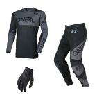 Oneal MX Combo Hose Shirt ELEMENT RACE schwarz grau