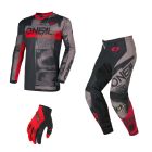 Oneal MX Combo Hose Shirt ELEMENT ROLLER grau rot