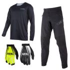 Oneal Trailfinder Combo schwarz FR Plain Jersey MTB Hose