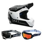 Thor Fleet Crosshelm Combo Storm schwarz weiss