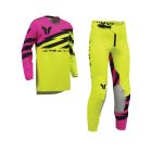 Thor Kids MX Combo Hose Shirt Launchmode Shockie neon gelb pink