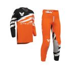 Thor Kids MX Combo Hose Shirt Launchmode Shockie schwarz orange