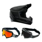 Thor-Kinder-MX-Helm-Combo-FLEET-BLACKOUT-schwarz-matt-mit-TWO-X-Race-Brille-TH-26-CO-020926-MX-4
