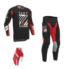 Thor MX Combo Hose Shirt Launchmode Futura schwarz rot