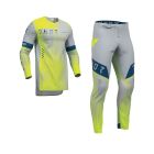 Thor MX Combo Hose Shirt Sportmode Vanish blau grau